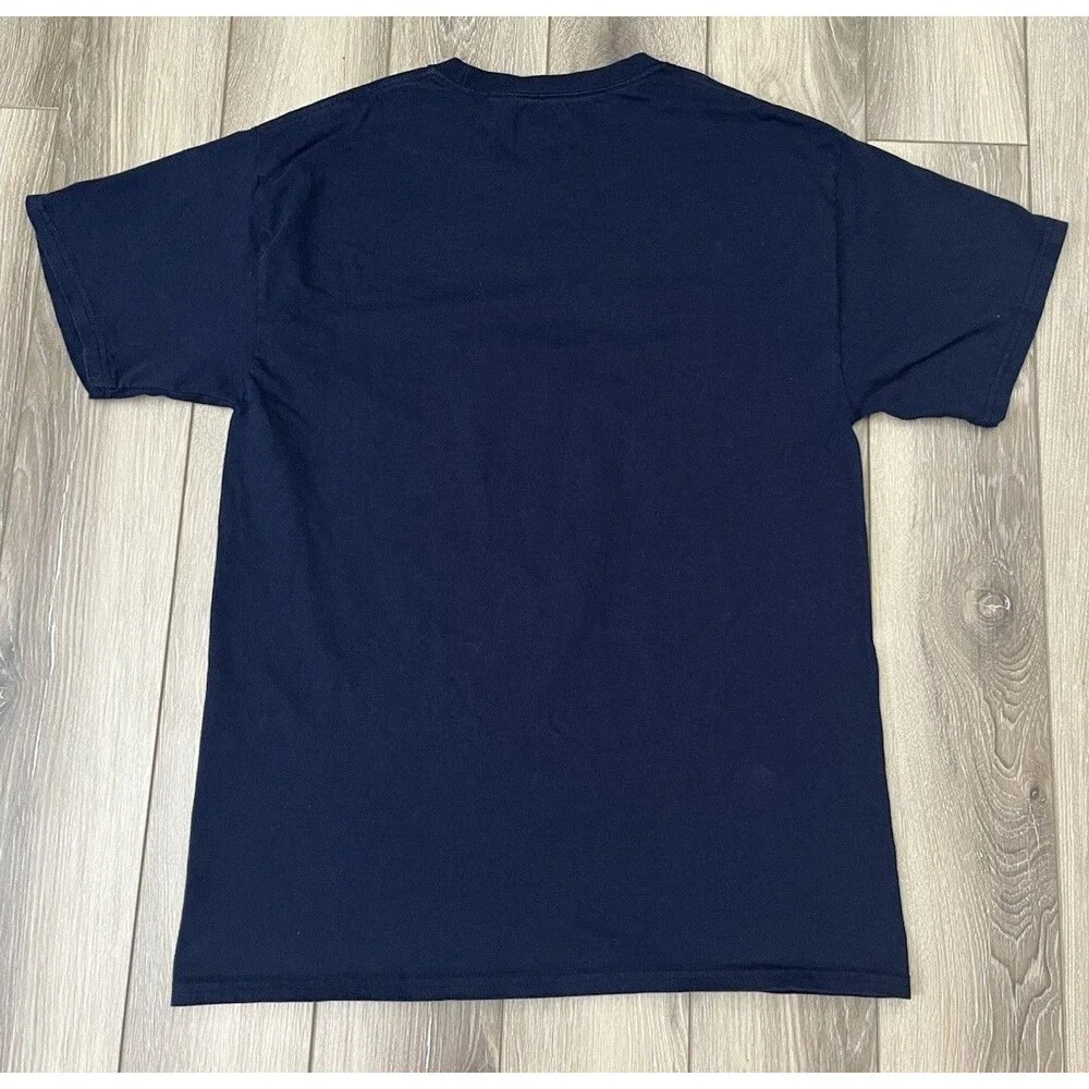 Champion Blue Short Sleeve Tee Queens University Lacrosse Men’s Sz Medium - Picture 5 of 8